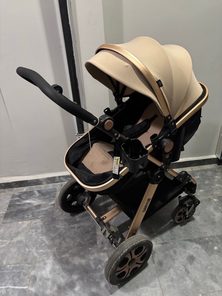 Koyu Camel Bebek Arabası - Görsel 2