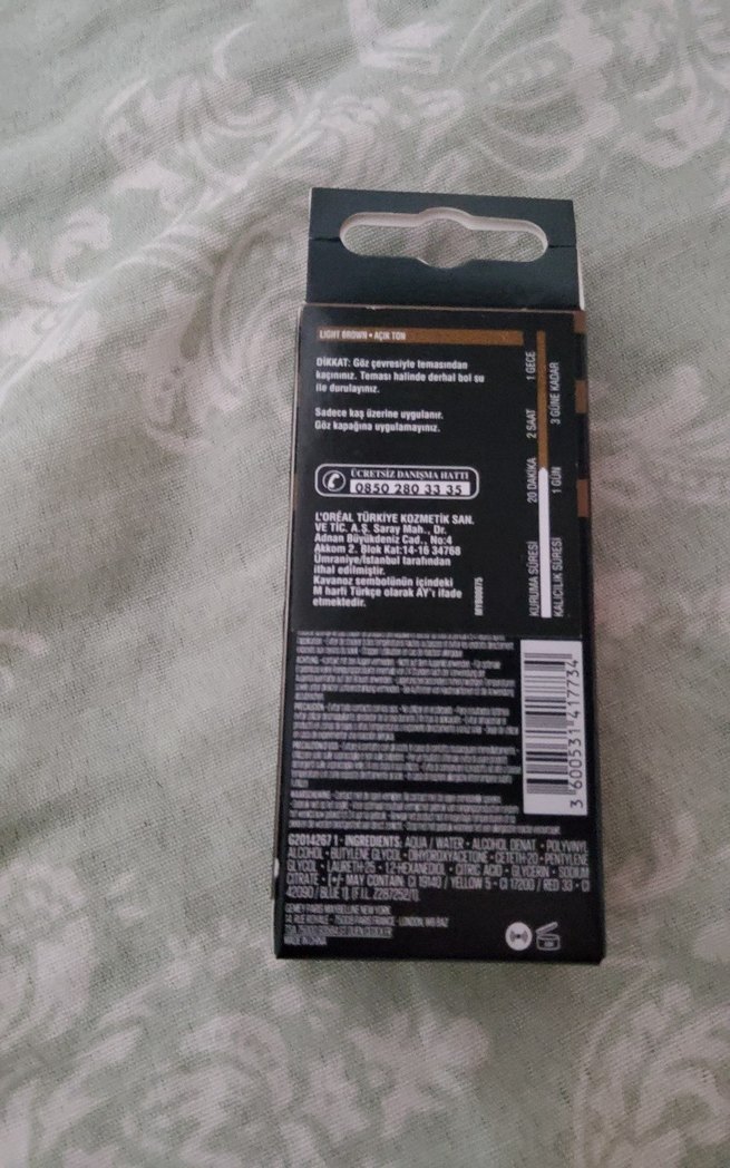 Maybelline Tattoo Brow Soyulan Kaş Boyası Light brown rengi - Görsel 2