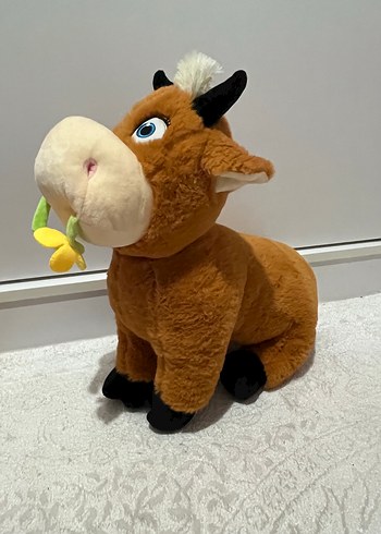 Kahverengi peluş inek