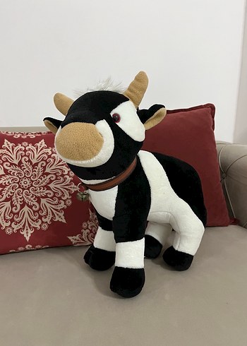 Kahverengi Siyah Peluş Boğa Oyuncak