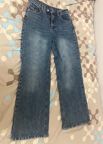 Trendyol & Milla Yuksek Bel Mavi Denim Jean