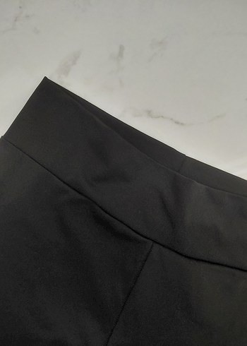 Siyah Spor Midi Tayt - Görsel 2