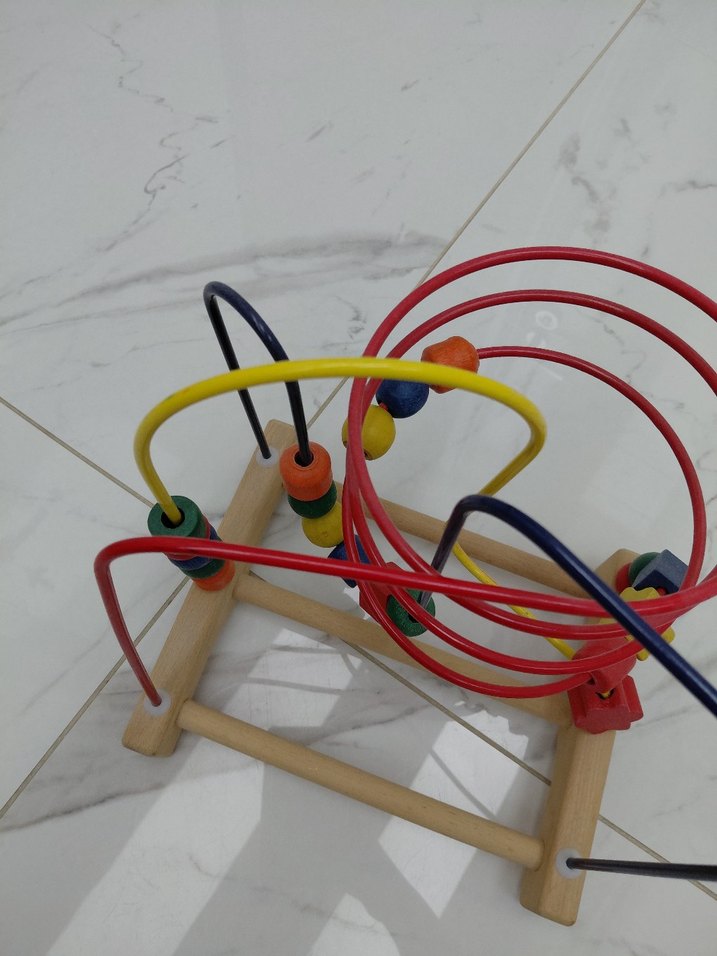 Renkli Ahşap Eğitici Oyuncak - Görsel 2