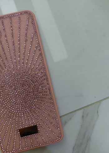 A04 Pembe Payetli Telefon Kılıfı - Görsel 2