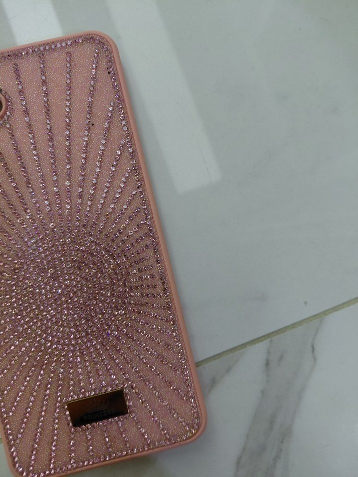 A04 Pembe Payetli Telefon Kılıfı - Görsel 2