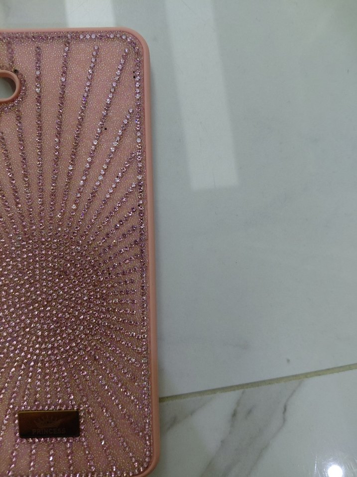 A04 Pembe Payetli Telefon Kılıfı - Görsel 3