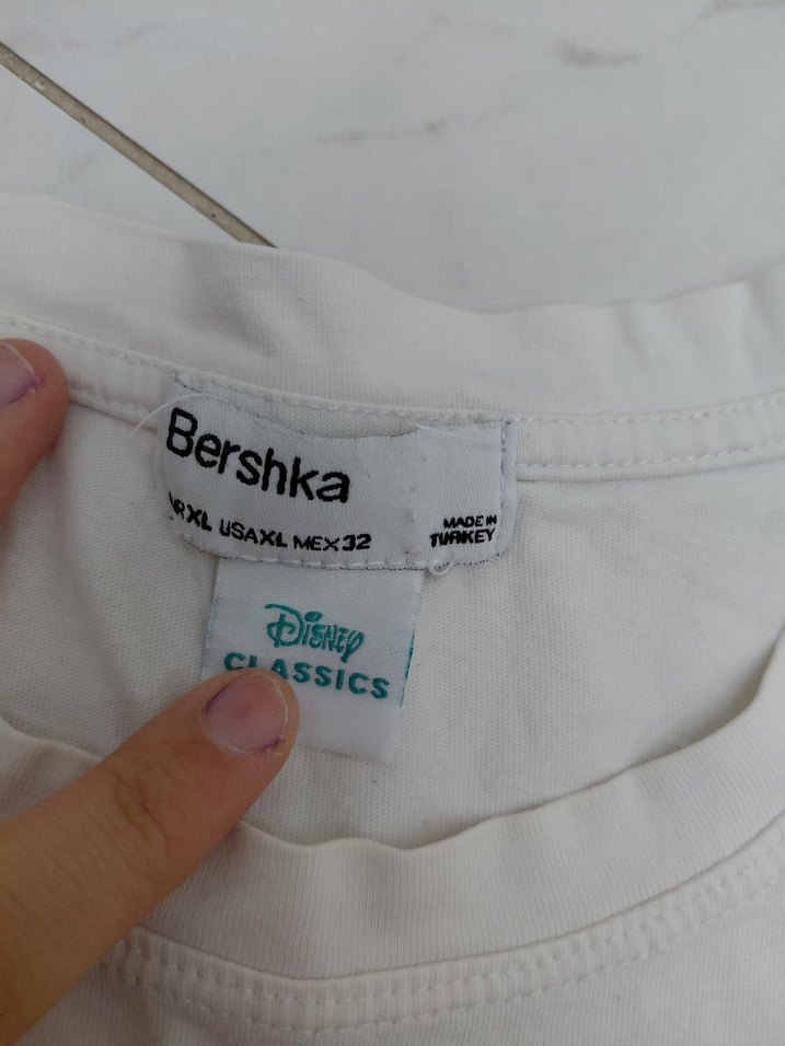 Beyaz Rock Punk Baskılı Tişört - Görsel 2