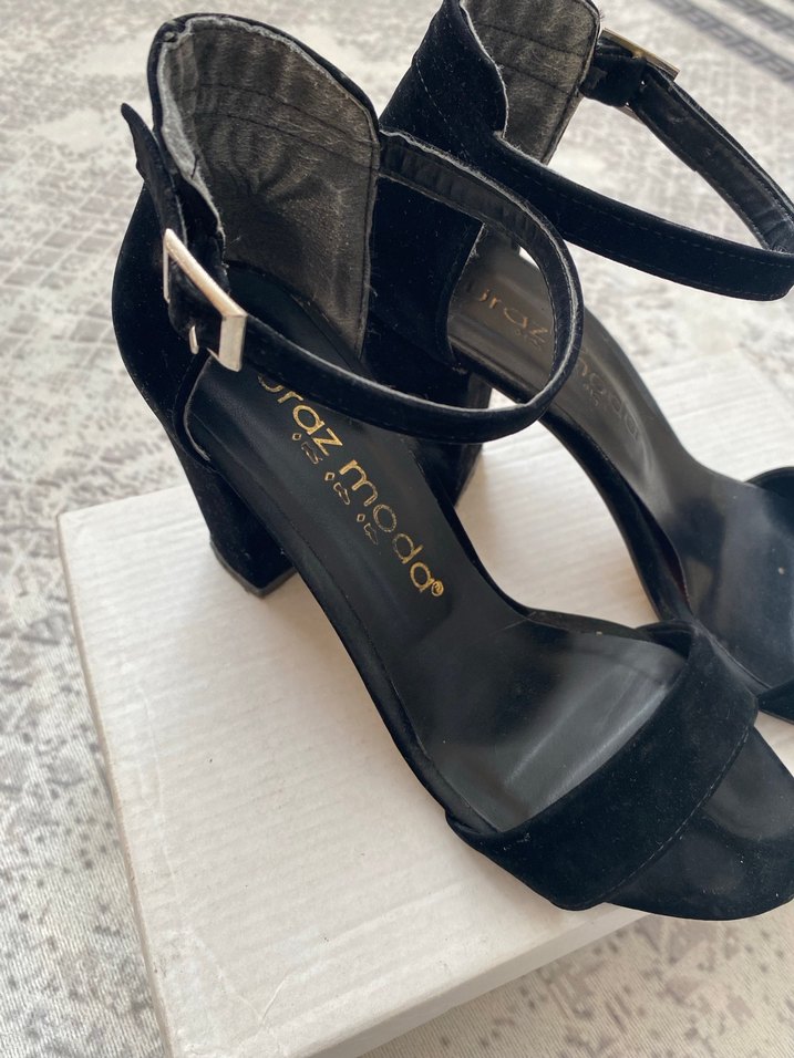 Tek bant kalın topuklu ayakkabı - Görsel 2