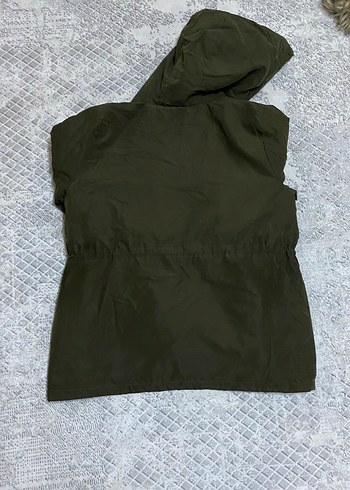 Haki Renk Parka mont - Görsel 4