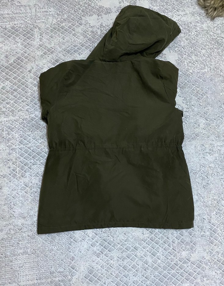 Haki Renk Parka mont - Görsel 4