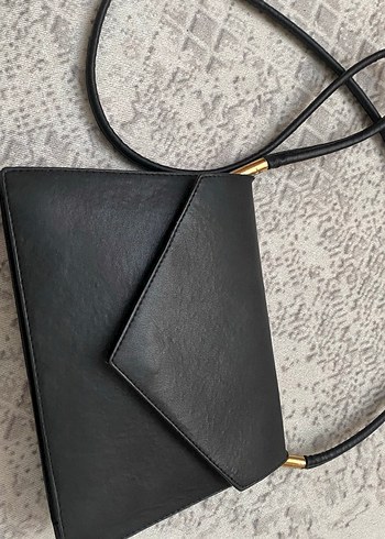 Siyah Zarf Model Omuz çantası - Görsel 5