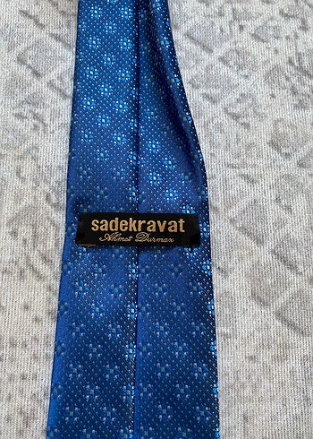 Desenli Açık Mavi Kravat - Görsel 3