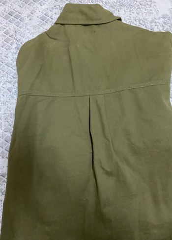 xl Beden haki Renk Oversize Haki Jean Ceket