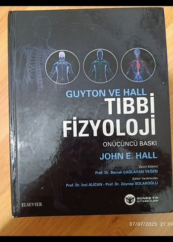 Guyton ve Hall Tıbbi Fizyoloji Kitabı