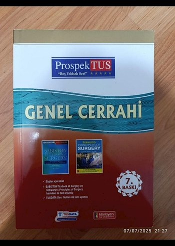 ProspekTUS Genel Cerrahi Sınav Hazırlık Kitabı