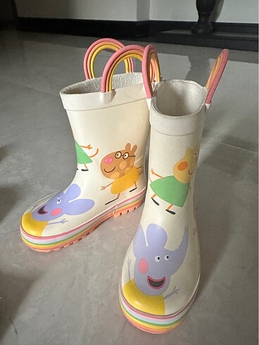 Next Next baby 1-2 kez giyildi yağmur çizmesi Peppa pig