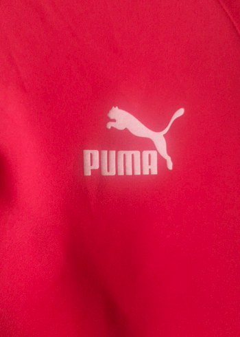 l Beden Kırmızı Fermuarlı Sweatshirt