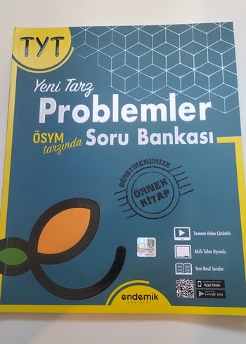 Endemik Yayınları Problemler Test Kitabı