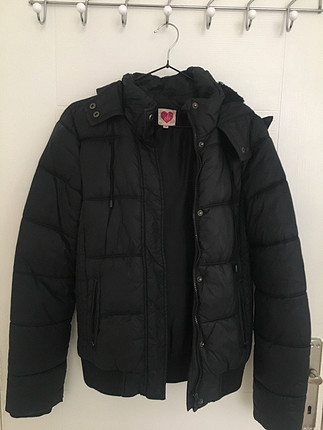 38 Beden siyah Renk Koton Mont