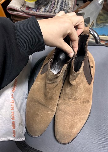 Kahverengi Süet Erkek Botlar - Görsel 3