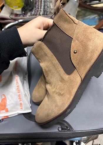 Kahverengi Süet Erkek Botlar - Görsel 2