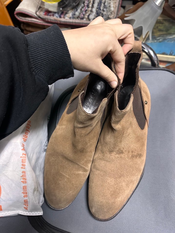 Kahverengi Süet Erkek Botlar - Görsel 3