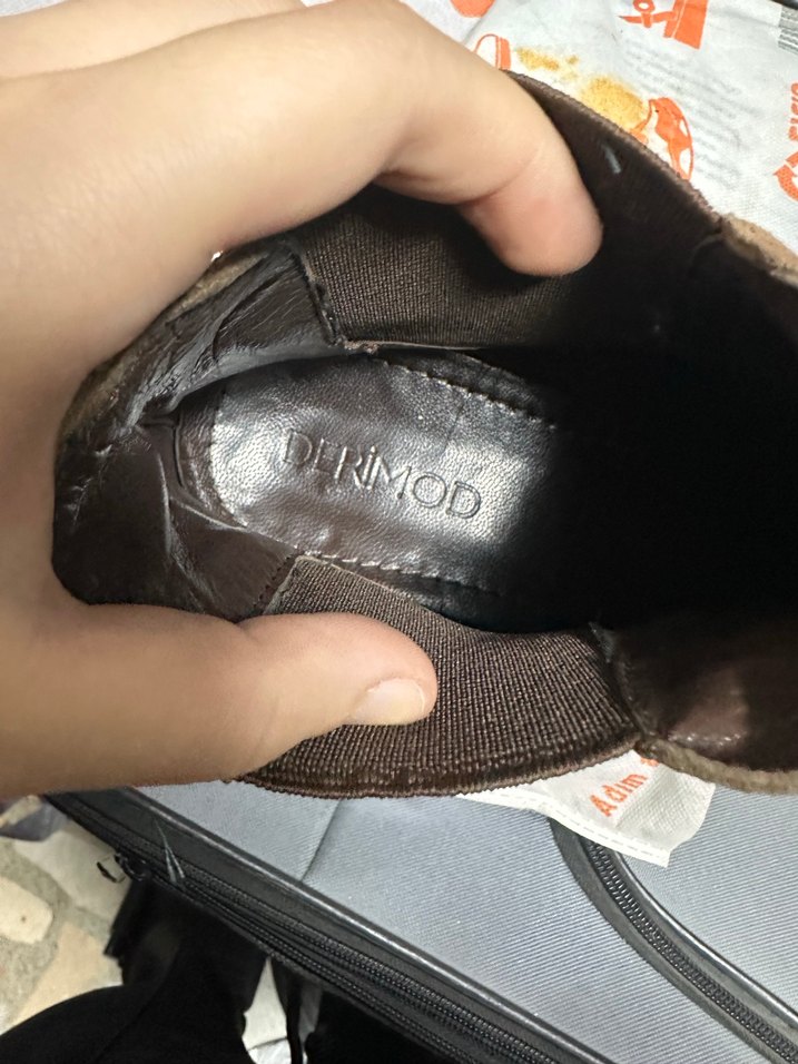 Kahverengi Süet Erkek Botlar - Görsel 4