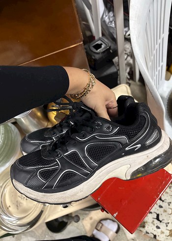 Lumberjack Siyah Mesh Detayli Retro Sneaker