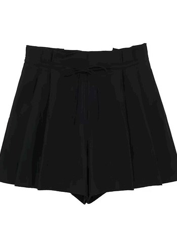Zara Siyah Kuşaklı Şort