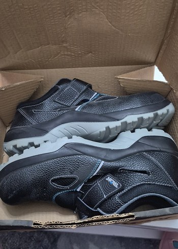 Siyah Erkek Spor Ayakkabı Velcro Bantlı - Görsel 5