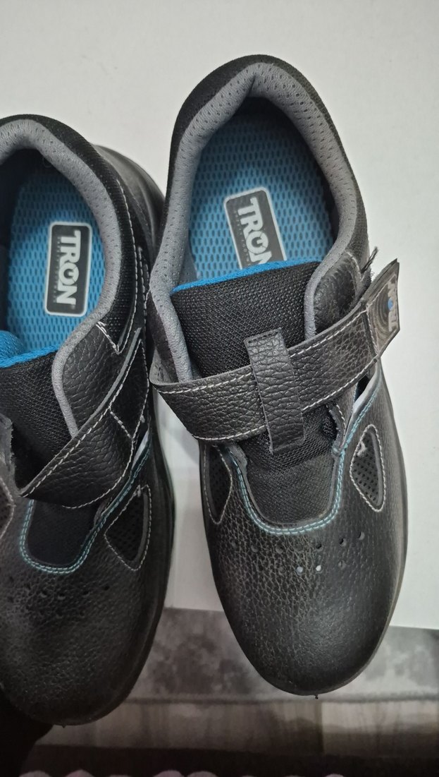 Siyah Erkek Spor Ayakkabı Velcro Bantlı - Görsel 2