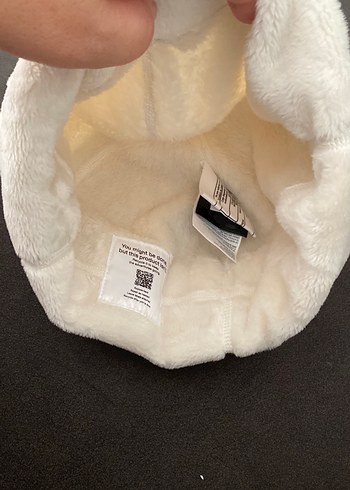 North Face Beyaz Kadın Peluş Bere