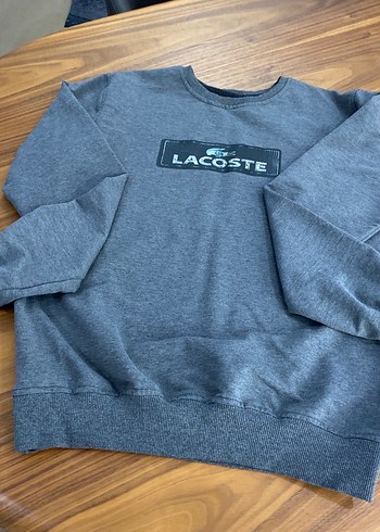 l Beden gri Renk Lacoste Gri Erkek Sweatshirt