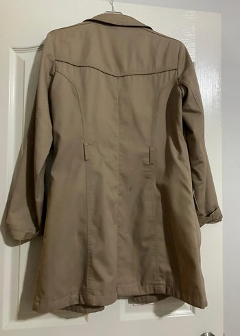 Bej Kadın Midi Trençkot - Görsel 2