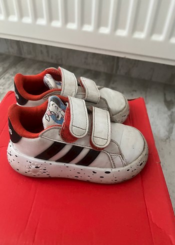 Beyaz Adidas Çocuk Spor Ayakkabı 23.5 no