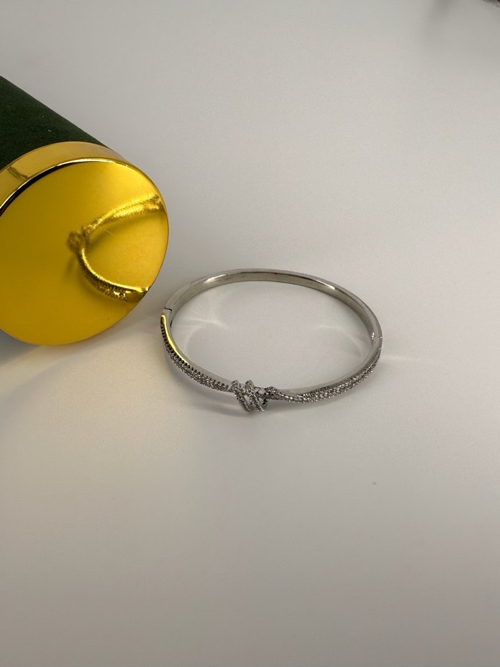 Klasik Şıklıkta Yılan Desenli Altın Bilezik - Görsel 2