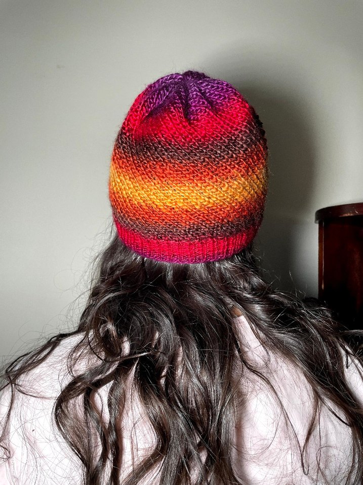 Kadın Çok Renkli Örgü Bere - Görsel 3