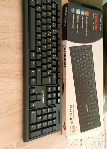 USB Kablolu Siyah Standart F Klavye - Görsel 3