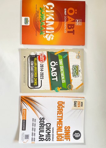 ÖABT Sınıf Öğretmenliği Çıkmış Sorular Kitapları