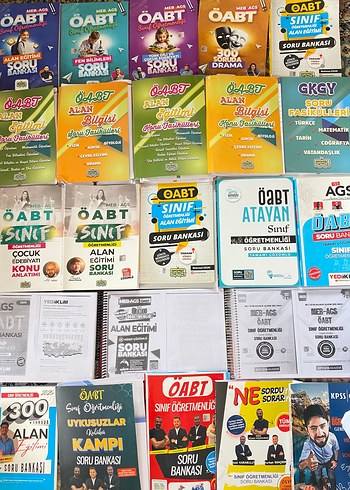 ÖABT Sınıf Öğretmenliği Soru Bankası ve Alan Eğitimi Kitapları