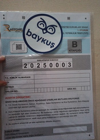 Beden rasyonel yayınları Tyt Denemesi