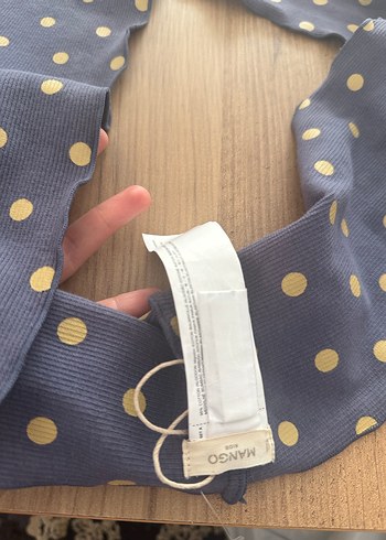 Mango Gri Puantiyeli Kadın atkı - Görsel 2