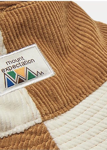 Zara Kadın Kahverengi krem Şapka - Görsel 3