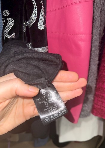 Philipp Plein Siyah Taşlı Kadife Gece elbisesi - Görsel 9