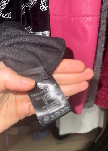 Philipp Plein Siyah Taşlı Kadife Gece elbisesi - Görsel 11