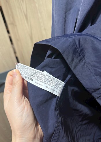 Zara Navy Midi Erkek Mont Fermuarlı Cepli - Görsel 7