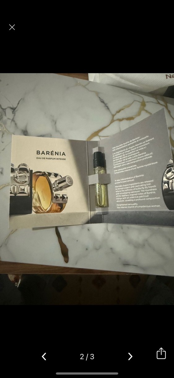 Hermes Barénia Intense Kadın Parfümü 2 mlx3 adet - Görsel 2