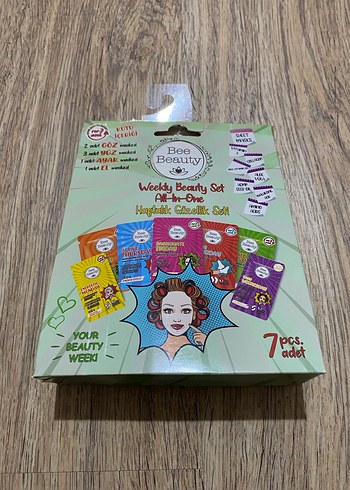 Bee Beauty Haftalık Bakım Seti 7 x Maske - Görsel 3
