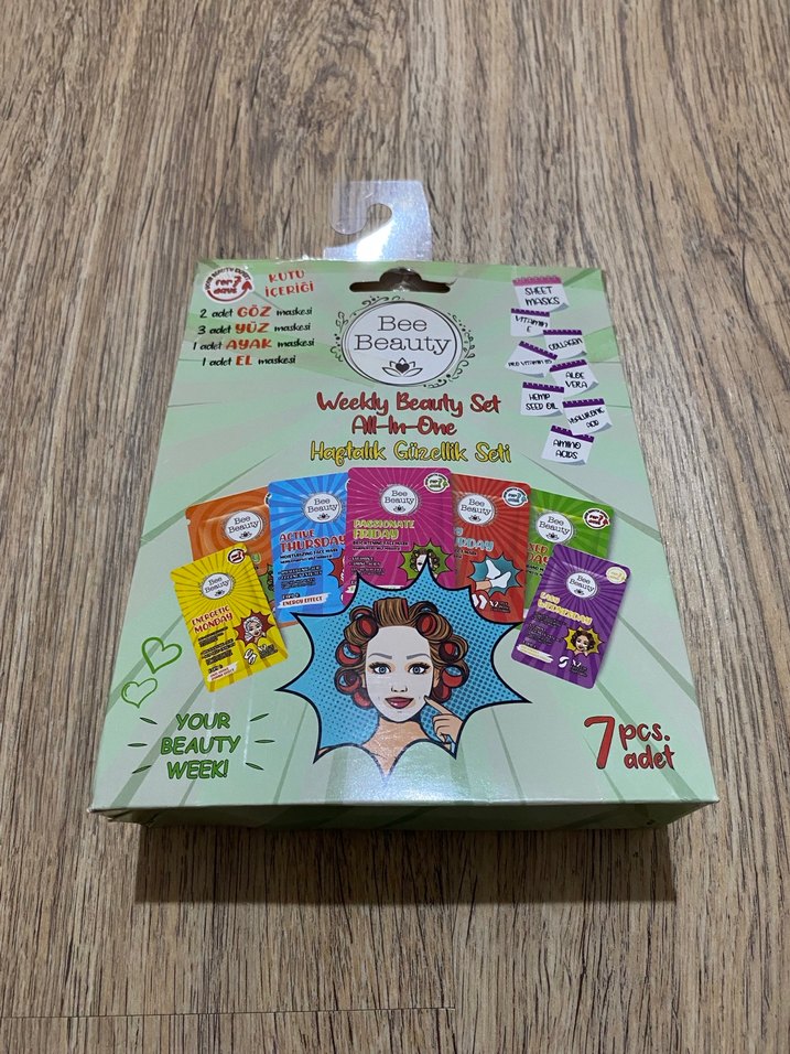 Bee Beauty Haftalık Bakım Seti 7 x Maske - Görsel 3