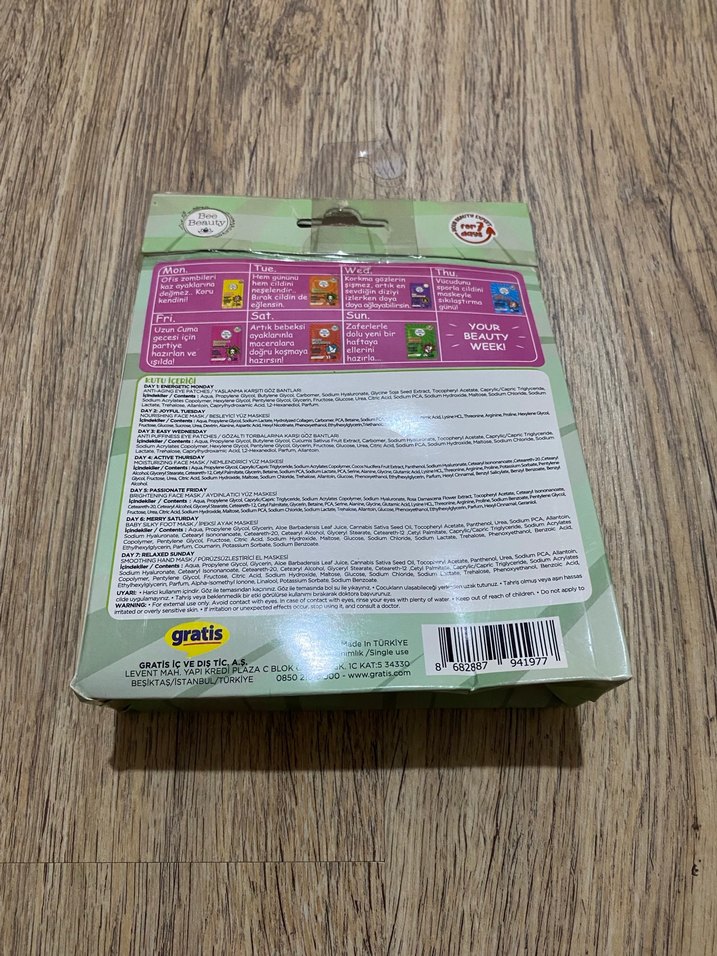 Bee Beauty Haftalık Bakım Seti 7 x Maske - Görsel 4